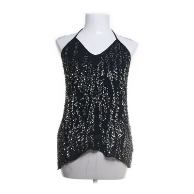 Halterneck top (Blå, Sølv) fra Zara Viscose