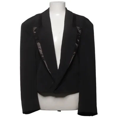 Blazer (Black) from Scala Polyester, Wool
