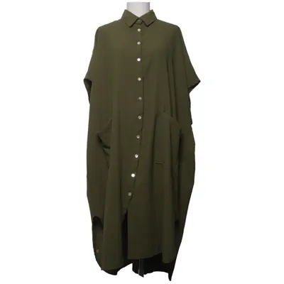Shirt dress (Green) from Creme Fraiche