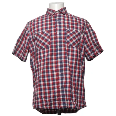 Chemise à manches courtes (Rouge, Bleu, Blanc) de Redwood Coton