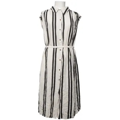 Blousejurk (Zwart, Wit) van H&M Linnen, Viscose