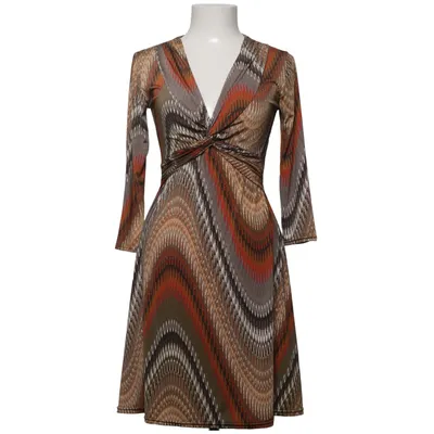 Robe (Marron, Multicolore) de F.A.S Élasthane, Polyester