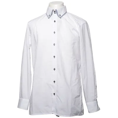 Chemise (Blanc, Bleu) de Finshley & Harding Coton
