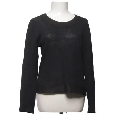 Sweater (Sort) fra Fin Feminin Bomuld, Linned