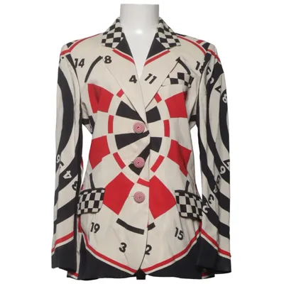 Blazer (White, Black, Red) from Moschino Cheap and Chic Acetate, Viscose