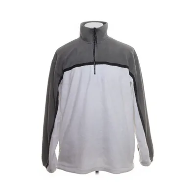 Fleece sweater (Gray, White) from Blend of America Polyester