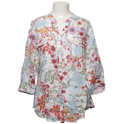 Blouse (Blanc, Multicolore) de Malvin Coton, Lin
