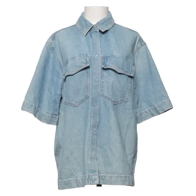 Kortærmet skjorte (Onlsophie) fra ONLY Blue Denim Genanvendt bomuld