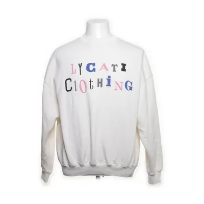 Sweatshirt (White, Multicolored) from Lacati Cotton, Polyester