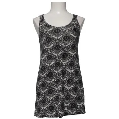 Tank Top (Black, White) from TrulyMine Cotton, Viscose
