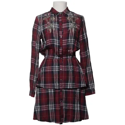 Skjortekjole (Rød, Blå, Hvid) fra Top Secret Viscose