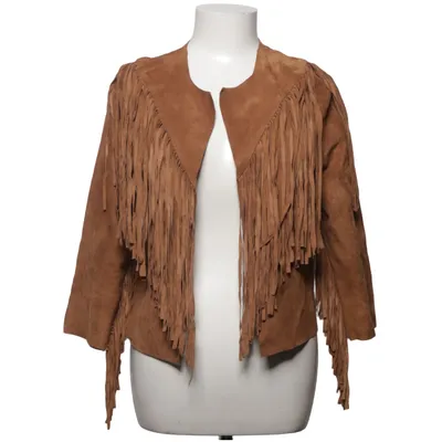 Leather jacket (Brown) from Hallhuber Leather