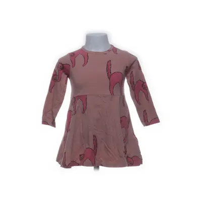 Klänning (Rosa, Flerfärgad) från Mini Rodini Elastan, Ekologisk bomull