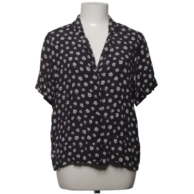 Short sleeve shirt (Black, White) from Visual Clothing Project Viscose
