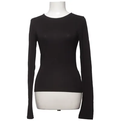 T-shirt à manches longues (Noir) de Gina Tricot Élasthane, Viscose