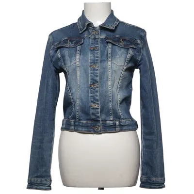 Veste en jean (Bleu) de Piro Coton, Élasthane, Polyester
