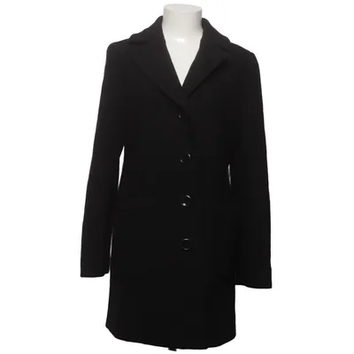 Jas (Zwart) van Dixi Coat Polyester, Viscose, Wol