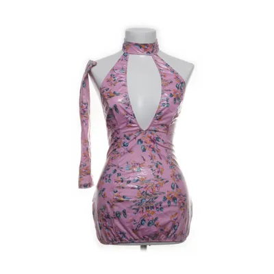 Halterneck top (Pink, Flerfarvet) fra Javaci Elastan, Polyester