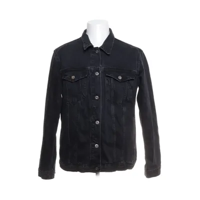 Denim jacket (Black) from Lager 157 Cotton