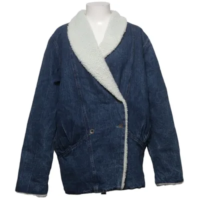 Gevoerde spijkerjas (Blauw, Wit) van Diamant