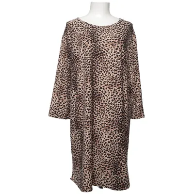 Jurk (Beige, Zwart) van Ladies Wear Elastaan, Polyester