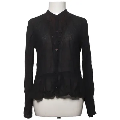 Blouse (Black) from Indiska Cotton, Viscose