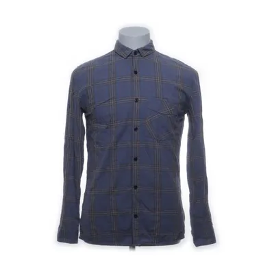Flanellskjorta (Blå, Flerfärgad) från Denim Demon Bomull, Polyuretan