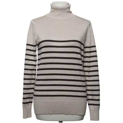 Pul à col roulé (Beige, Noir) de Saint Tropez Polyamide, Viscose