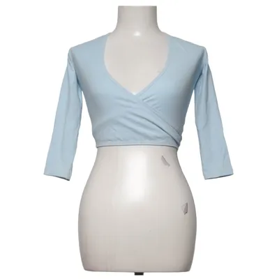 Haut portefeuille (Bleu) de Bezioner Coton, Élasthane