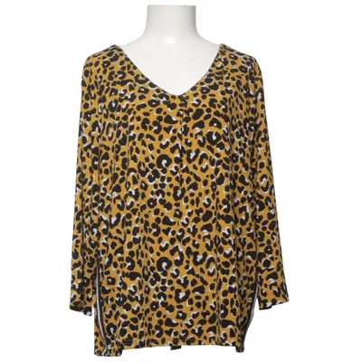 Blouse (Geel, Zwart, Wit) van Isolde Elastaan, Polyester