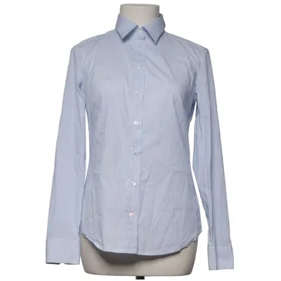 Shirt (Blue, White) from Stile Benetton Cotton, Elastane, Polyester