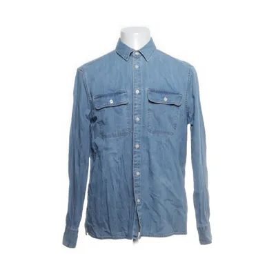 Denim blouse (Blauw) van East West Katoen