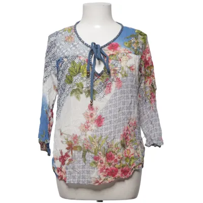 Blouse (Blauw, Wit, Meerkleurig) van Derhy Viscose