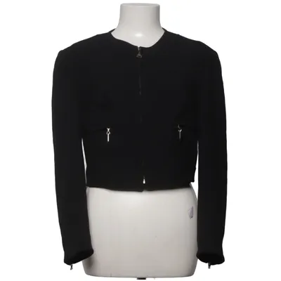 Jacket (Black) from Escada Elastane, Wool