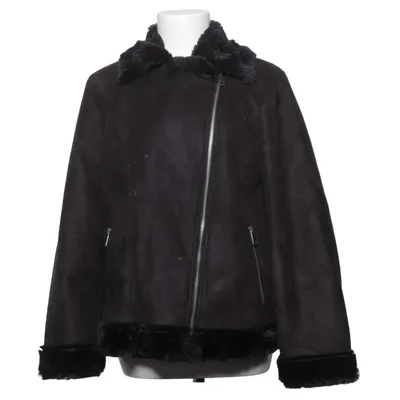 Shearling jacket (Black) from Up2Fashion Polyester