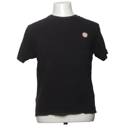 T-shirt (Sort) fra New Black Bomuld, Elastan