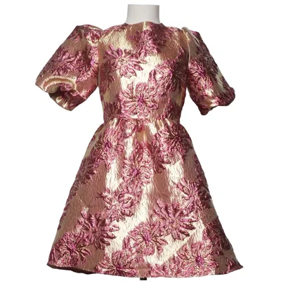 Dress (Gold, Pink, Multicolored) from My Jewellery Metallic fiber, Polyamide, Polyester