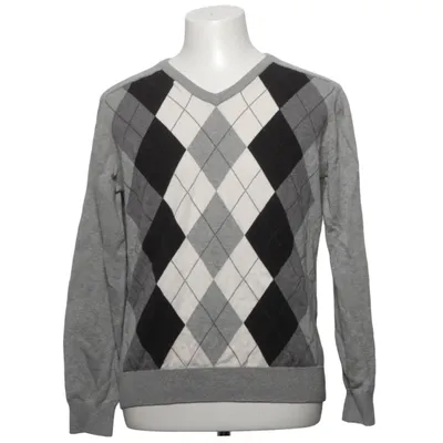 Strickpullover (Grau, Schwarz, Weiß) von Race Marine Baumwolle