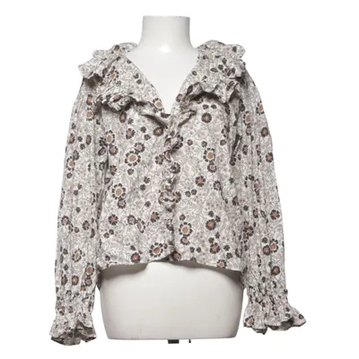 Bluse (Hvid, Sort, Brun) fra Zara Bomuld