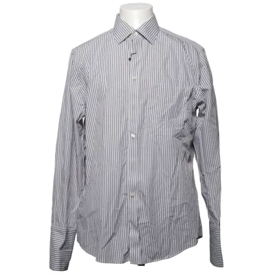 Chemise (Gris, Blanc) de Charles Tyrwhitt Coton