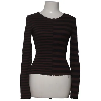 Long sleeve T-shirt (Black, Brown) from Pure Friday Cotton, Elastane