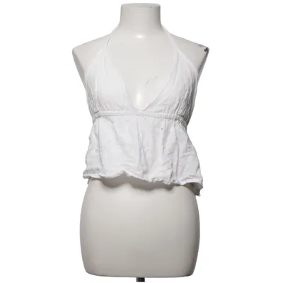 Halterneck top (Hvid) fra Bamboo Blonde Bomuld