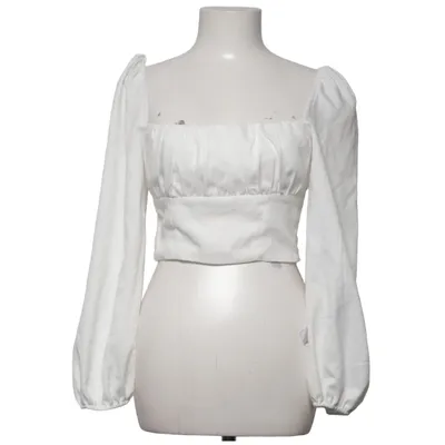 Crop top (Wit) van Princess Polly Polyester