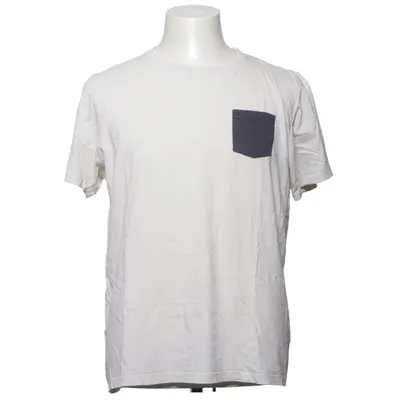 T-shirt (White, Blue) from Gotcha Cotton