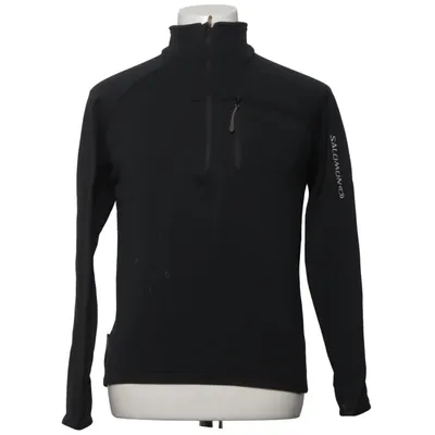Trainingstop (Zwart) van Salomon Elastaan, Polyester