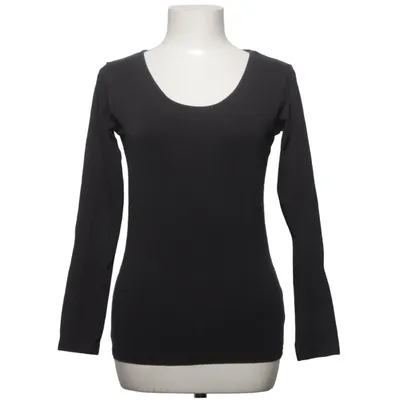 Langarmshirt (Schwarz) von Blingo Elasthan, Bio-Baumwolle