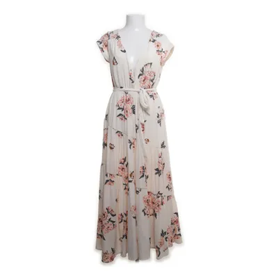 Maxi dress (White, Multicolored) from Free People Polyester