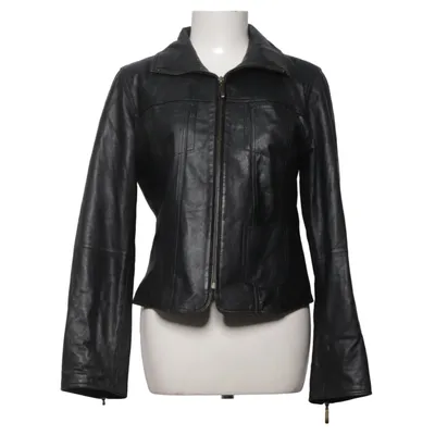Leather jacket (Black) from Broch Leather Polyester, Leather