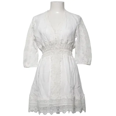 Strandjurk (Wit) van Zara Polyester, Viscose