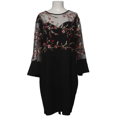 Jurk (Zwart, Meerkleurig) van Shein Curve Elastaan, Polyester
